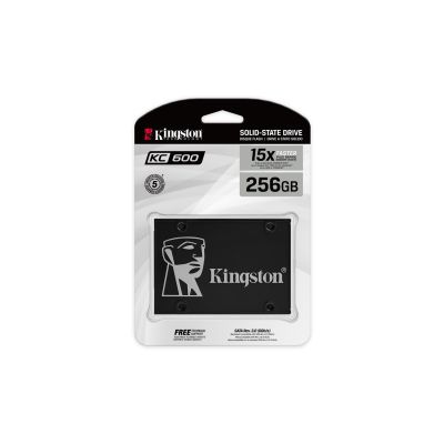 4. Dysk SSD Kingston KC600 (256GB; 2.5"; SATA 3.0; SKC600/256G)