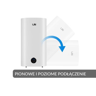 2. Bojler elektryczny LIN LIFVD1SMWH 100L UNIVERSAL biały WiFi