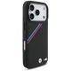 4. Etui BMW M Tricolor Metal Logo MagSafe do iPhone 17 Pro - czarne