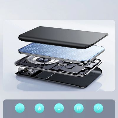 8. Powerbank Joyroom JR-QP192 Star Series Mini 20000mAh 22,5W z wyświetlaczem cyfrowym - czarny