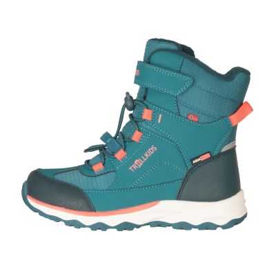 2. Trollkids Kids Hafjell Winter Boots XT dusty teal/coral pink/midnight petrol (585-364)