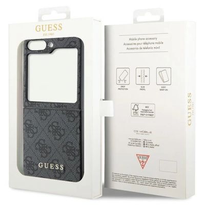 8. Etui Guess 4G Charms Collection na Samsung Galaxy Z Flip 5 - szare