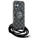 3. Etui Karl Lagerfeld IML Crossbody Monogram Karl & Choupette Head MagSafe na iPhone 16 - czarne