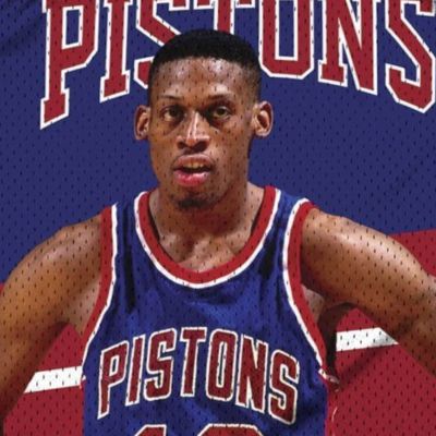 3. Koszulka bezrękawnik Mitchell & Ness NBA Detroit Pistons Dennis Rodman