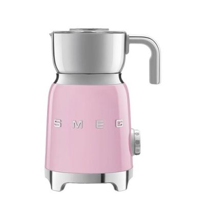 7. Ekspres do kawy Smeg MFF11PKEU Mleczny Krem Styl 50's Cadillac różowy