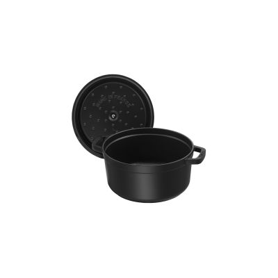 8. Garnek żeliwny okrągły wysoki STAUB 40502-285-0 - czarny 4.8 ltr