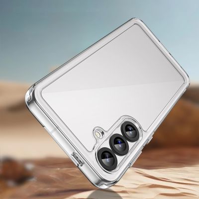 3. Etui silikonowe Outer Space Case z żelową ramką do Samsung Galaxy S25+ - przezroczyste