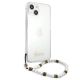 4. Etui Guess White Pearl na iPhone 13 mini - przezroczyste
