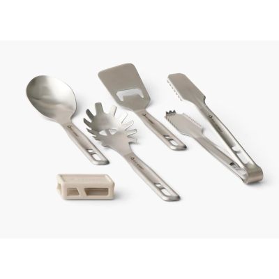 3. Sztućce turystyczne Sea to Summit Detour SL Steel Utensil Set