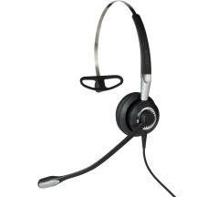 Jabra BIZ 2400 II Zestaw słuchawkowy Przewodowa Opaska na głowę, Nauszny, Opaska na szyję Biuro/centrum telefoniczne Czarny, Srebrny