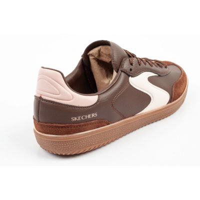 4. Skechers buty sportowe sneakersy damskie Hotshot brązowe modne
