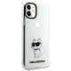 18. Etui Karl Lagerfeld Ikonik Choupette na iPhone 11 / Xr - przezroczyste
