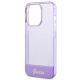 6. Etui Guess Translucent na iPhone 14 Pro Max - fioletowe