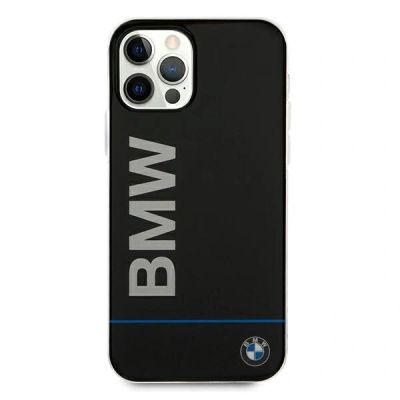 3. Etui BMW Hardcase Signature Printed Logo na iPhone 12 / 12 Pro - czarne