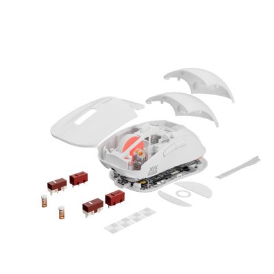 17. GENESIS Zircon XIII myszka Gaming Oburęczny RF Wireless + USB Type-C Optyczny 26000 DPI