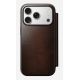 5. Nomad Modern Leather Folio pokrowiec na telefon komórkowy 16 cm (6.3") Brązowy