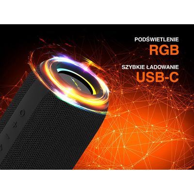 3. TRACER GŁOŚNIK TWS XTREMEBEAT ULTRA BLUETOOTH RGB