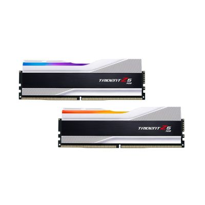 8. G.SKILL 32GB zestaw DDR5 5600 CL28 Trident Z5 RGB srebrny
