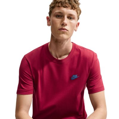 5. Koszulka męska Nike Club Tee czerwona AR4997 608
