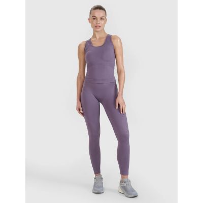 Legginsy treningowe bezszwowe damskie 4F | Anna Lewandowska 4F 4FALSSS25TFTIF383-51S