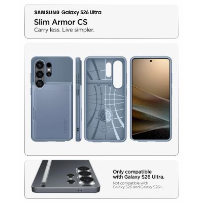 7. Etui Spigen Slim Armor CS na Samsung Galaxy S26 Ultra - niebieskie