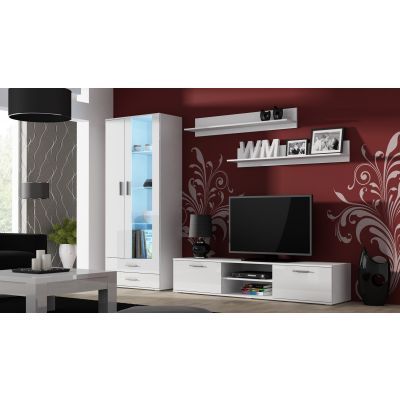 3. Witryna SOHO S6 2D2S biały/ biały połysk