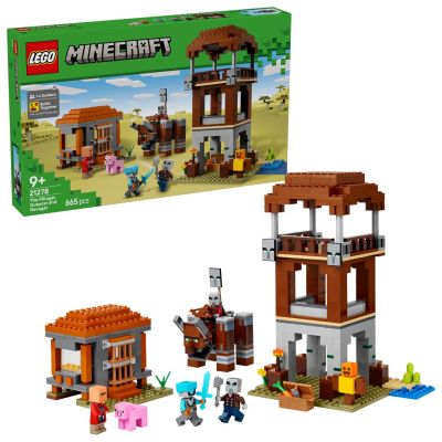 23. LEGO Minecraft 21278 Kryjówka rozbójników i dewastatorów
