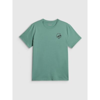 6. T-shirt relaxed z nadrukiem męski 4F 4FRSS26TTSHM4296-47S