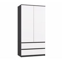 SZAFA MALWA SS-90 ANTRACYT / BIEL KOMPLET