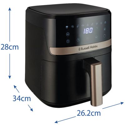 5. Russell Hobbs SatisFry Heißluftfritteuse Pojedyńczy 4,3 l Autonomiczny 1300 W Frytkownica na gorące powietrze Czarny