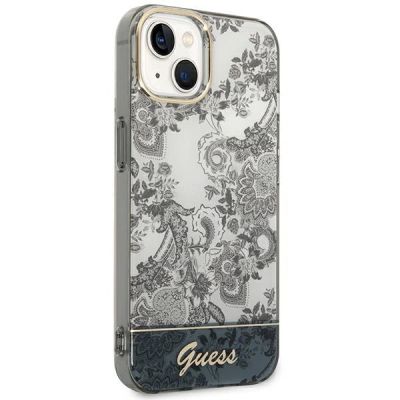 4. Etui Guess Porcelain Collection na iPhone 14 Plus - szare