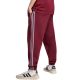 3. Spodnie męskie adidas Essentials 3-Stripes Fleece Tapered Cuffed bordowe KY4134