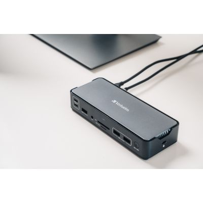 7. Verbatim CDS-15 Przewodowa USB 3.2 Gen 1 (3.1 Gen 1) Type-C Czarny, Szary
