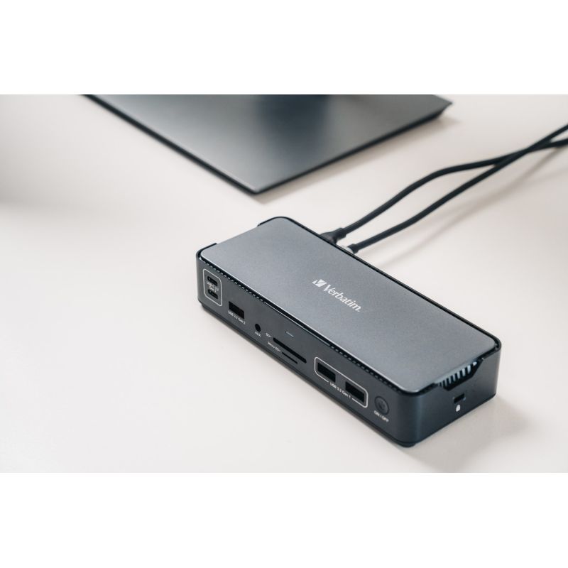 7. Verbatim CDS-15 Przewodowa USB 3.2 Gen 1 (3.1 Gen 1) Type-C Czarny, Szary