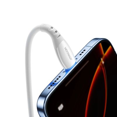 7. Kabel Joyroom S-A59 Vibrant Series 3A USB-A - Lightning 1,2m - biały