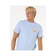 2. Koszulka RIP CURL Wettie Passage Icon Tee niebieski