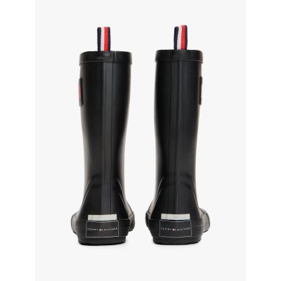 3. Tommy Hilfiger kalosze FLAG RAIN BOOT T3XC-33923-0047999 BLACK