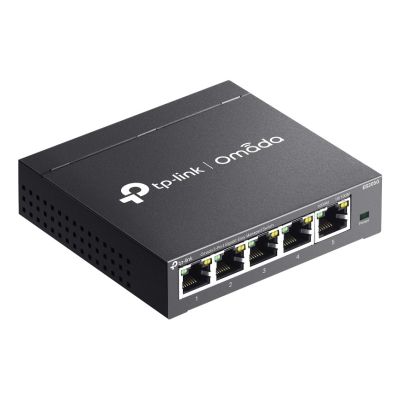 4. TP-Link Omada ES205G łącza sieciowe Zarządzany Gigabit Ethernet (10/100/1000) Czarny
