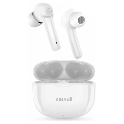 2. MAXELL DYNAMIC+ Słuchawki bezprzewodowe białe