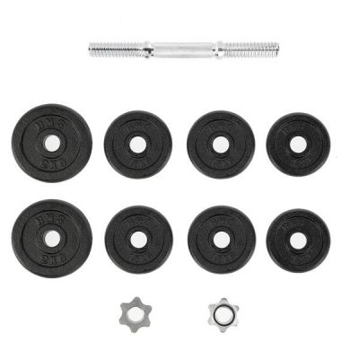 9. Sztangielka z gwintem SG04 15 (15kg, 8 talerzy) KGHMS 17-59-120