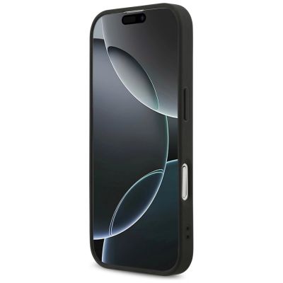5. Etui Guess Fixed Glitter Big 4G na iPhone 17 - czarne