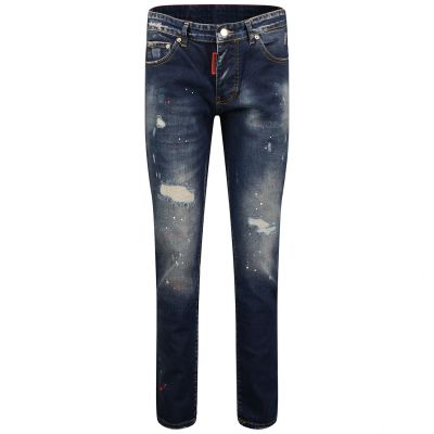 Spodnie jeansowe męskie Geographical Norway MOD 201 EO MEN 2614 niebieskie (SW5423H/GNO/Blue)