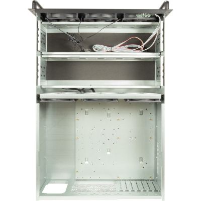 4. Inter-Tech 4F28 Rack Czarny, Srebrny