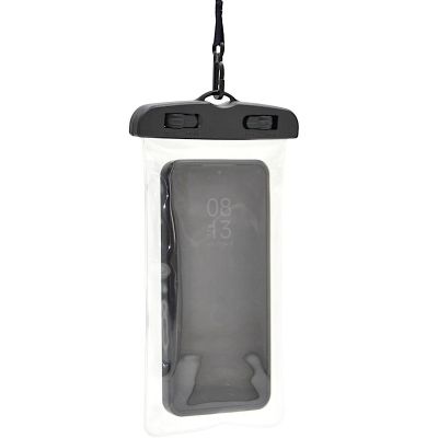 2. WODOODPORNE ETUI POKROWIEC NA TELEFON 11X21CM PVC CZARNE GRUNDIG