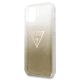 5. Etui Guess Glitter Triangle na iPhone 11 Pro Max - złote