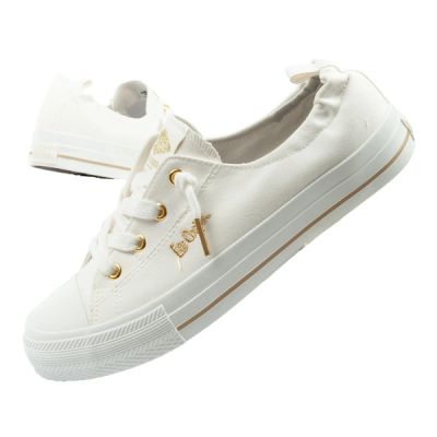 Lee Cooper buty sportowe damskie trampki modne białe wsuwane