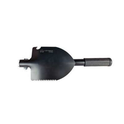 4. Saperka taktyczna wielofunkcyjna AZYMUT Traper czarna +pokrowiec