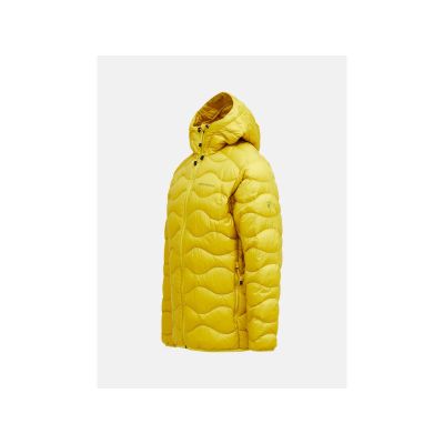 3. Kurtka puchowa męska PEAK PERFORMANCE M Helium Down Hood Jacket kolor żółty