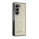 5. Etui Guess 4G Glitter Script na Samsung Galaxy Z Fold 6 - złote