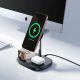 5. Ładowarka indukcyjna Baseus EnerFill FS41 3w1 z chłodzeniem z wtyczką EU 45W i kablem USB-C do USB-C - czarna